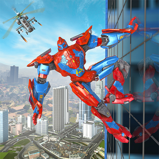 Flying Spider Robot Rope Hero Mod