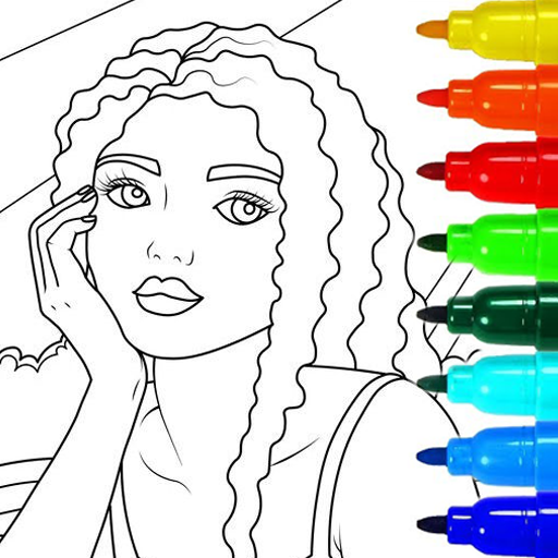 coloring pages for girls Mod